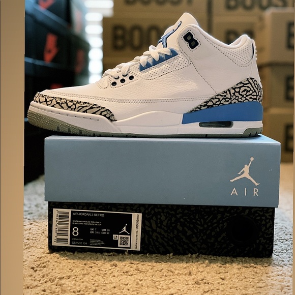 Jordan retro 3”UNC